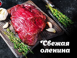 Теперь и свежее мясо дичи